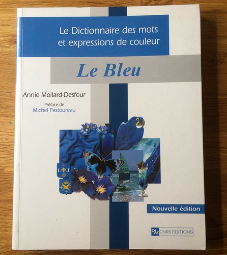 Bleu le dictionnaire - le,